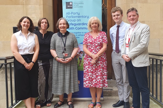 Members of the APPG standing outside the House of Lords