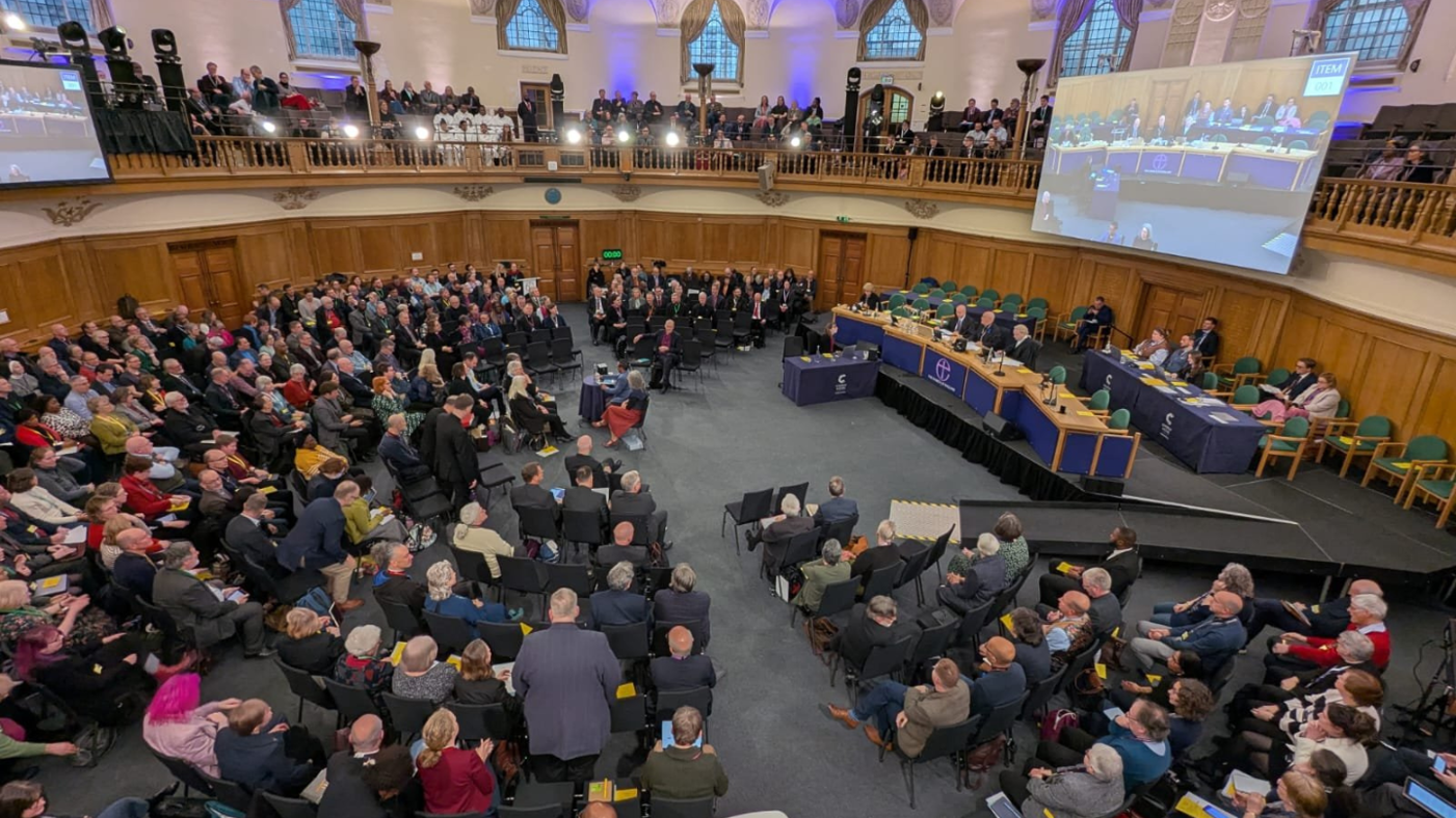 A photo of the Church of England synod