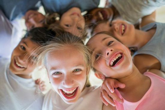 children laughing