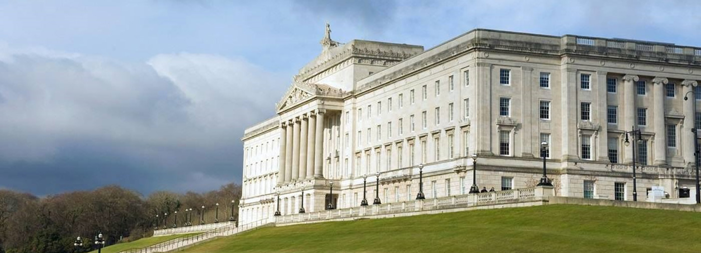 Image of the parliament building for the Northern Ireland Assembly